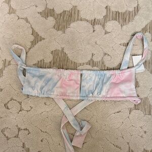 Tie-Dye Bikini Top never worn